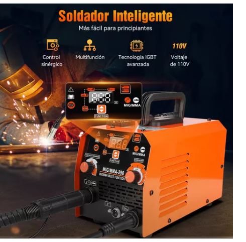 Foto 4 pulgar | Máquina de Soldar Inversora 250a Mig+mma