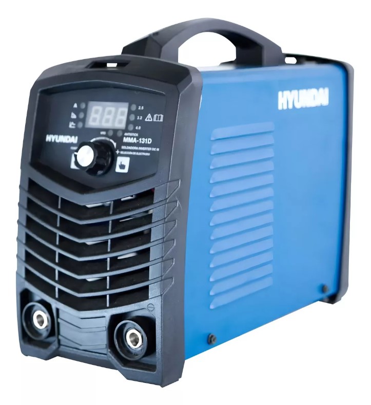 Planta De Soldar Inverter Hyundai 110v/100a 220v - Mma-131d Color Azul Frecuencia 60 Hz