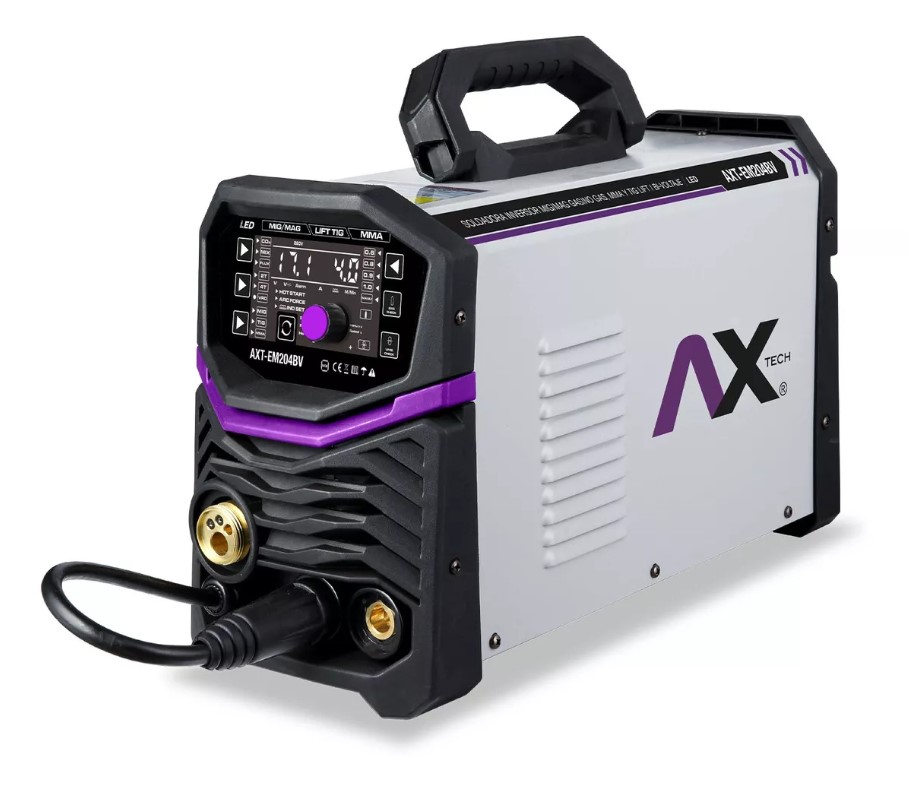Foto 1 | Soldadora Inversor AXT-EM204BV Gris Mig/Mag Electrodo y TIG Lift Axtech