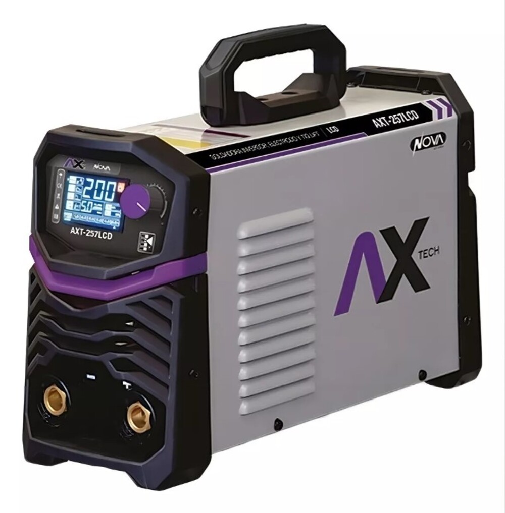 Soldadora Inversora 250a Tig Lift 110/220 Axt-257lcd Axtech Color Gris