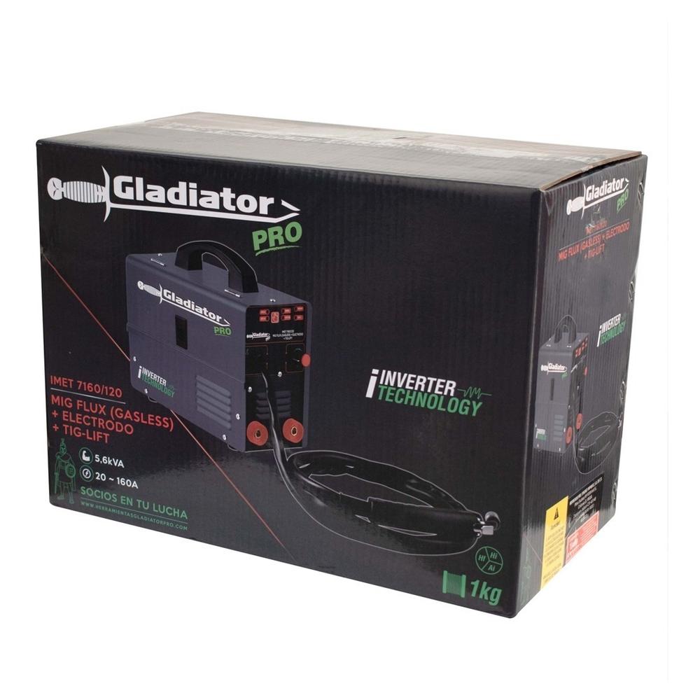 Foto 4 pulgar | Soldadora Inverter Electrodo Mig 1kg, 160a, Tig Lift.