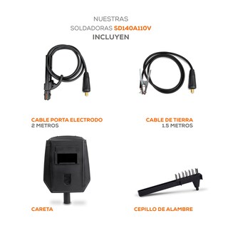Foto 4 | Soldadora Digital Inverter 140 A 110v Portátil Con Portaelectrodo Y Cable De Tierra