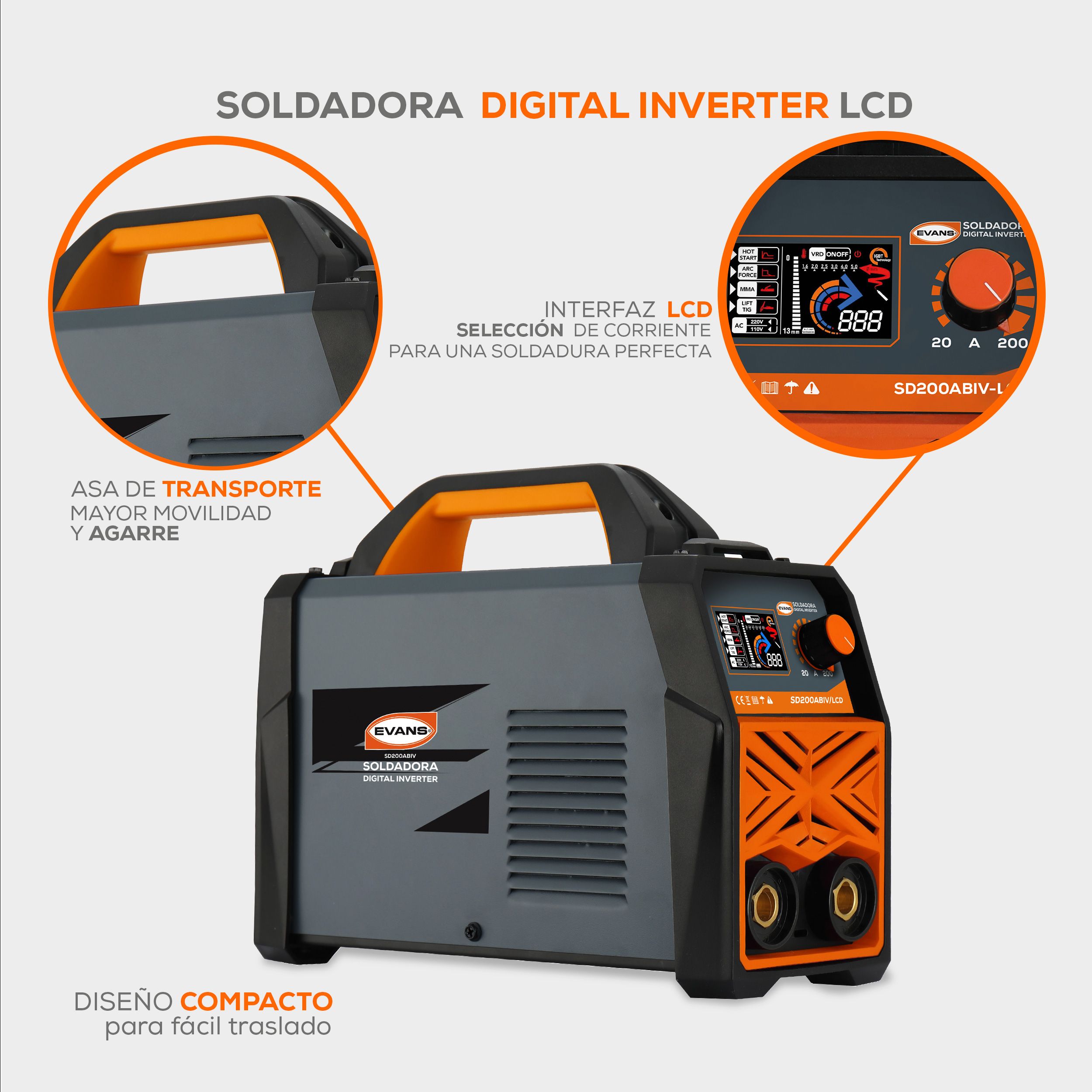 Foto 3 pulgar | Soldadora Digital Inverter 200a Bivoltaje 110/220 Vca