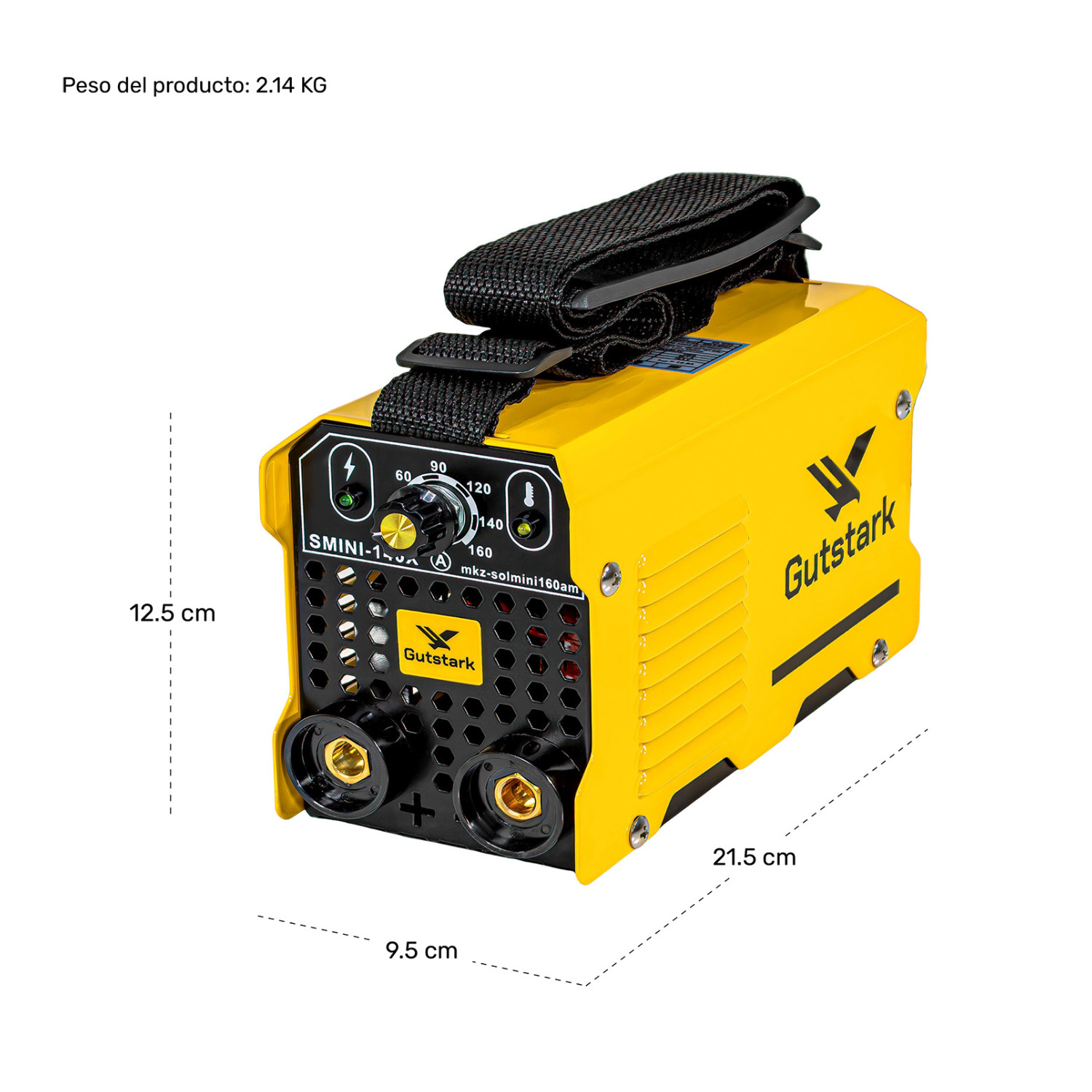 Foto 7 pulgar | Soldadora Inverter Igbt 160amp 110-220v Mini Planta Portatil Gutstark Home