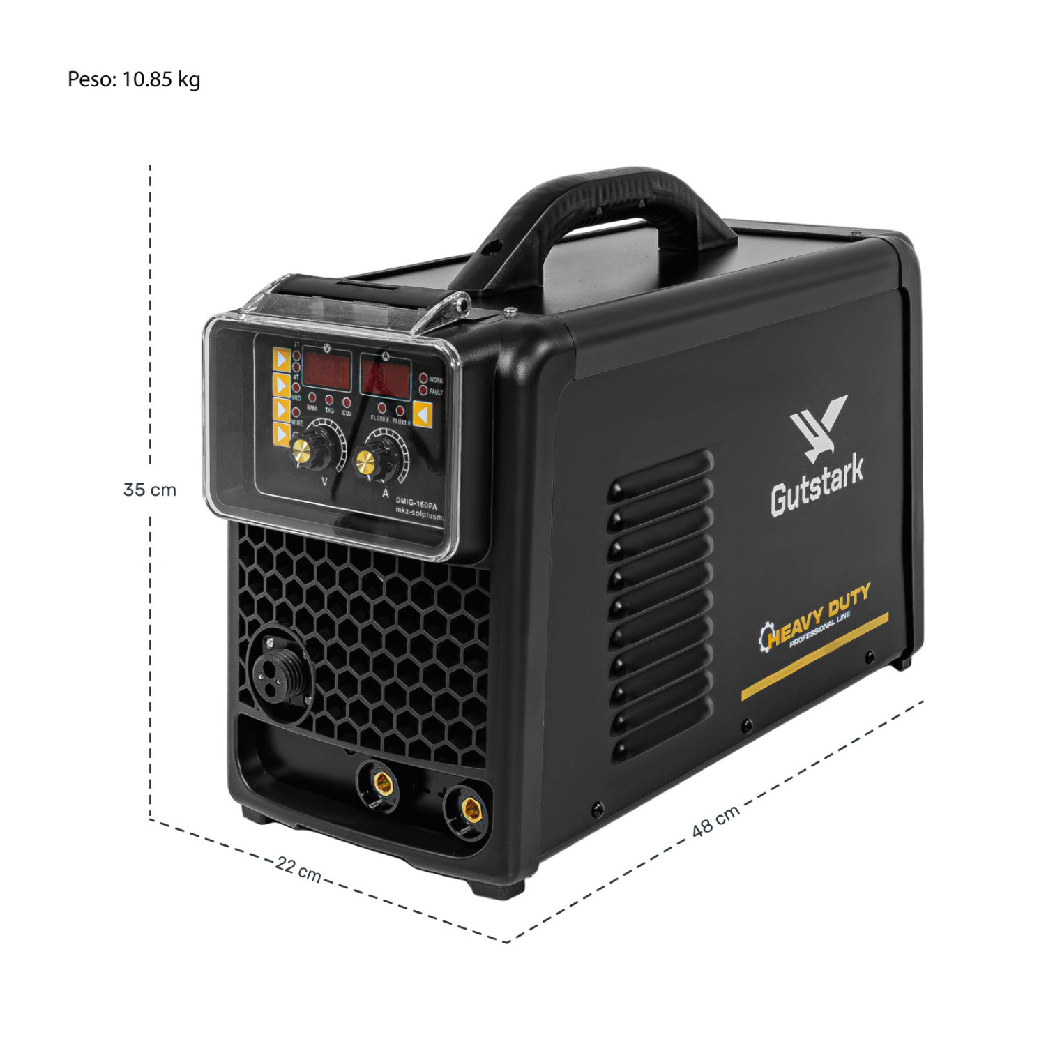Foto 9 pulgar | Soldadora Inverter Micro Alambre Igbt Mma Mig Tig Co2 200a Gutstark Home