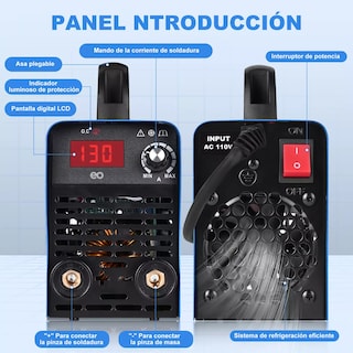 Foto 3 | Soldadora Inverter Eo Safe Imports Esi-13319-1 Azul