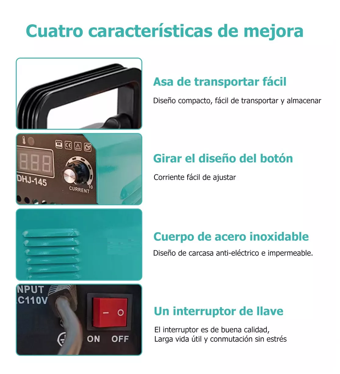 Foto 4 pulgar | Mini Soldadora Lab.g Maquina Soldar Inverter Portatil Inversores, Verde