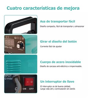 Foto 3 | Mini Soldadora Lab.g Maquina Soldar Inverter Portatil Inversores, Verde