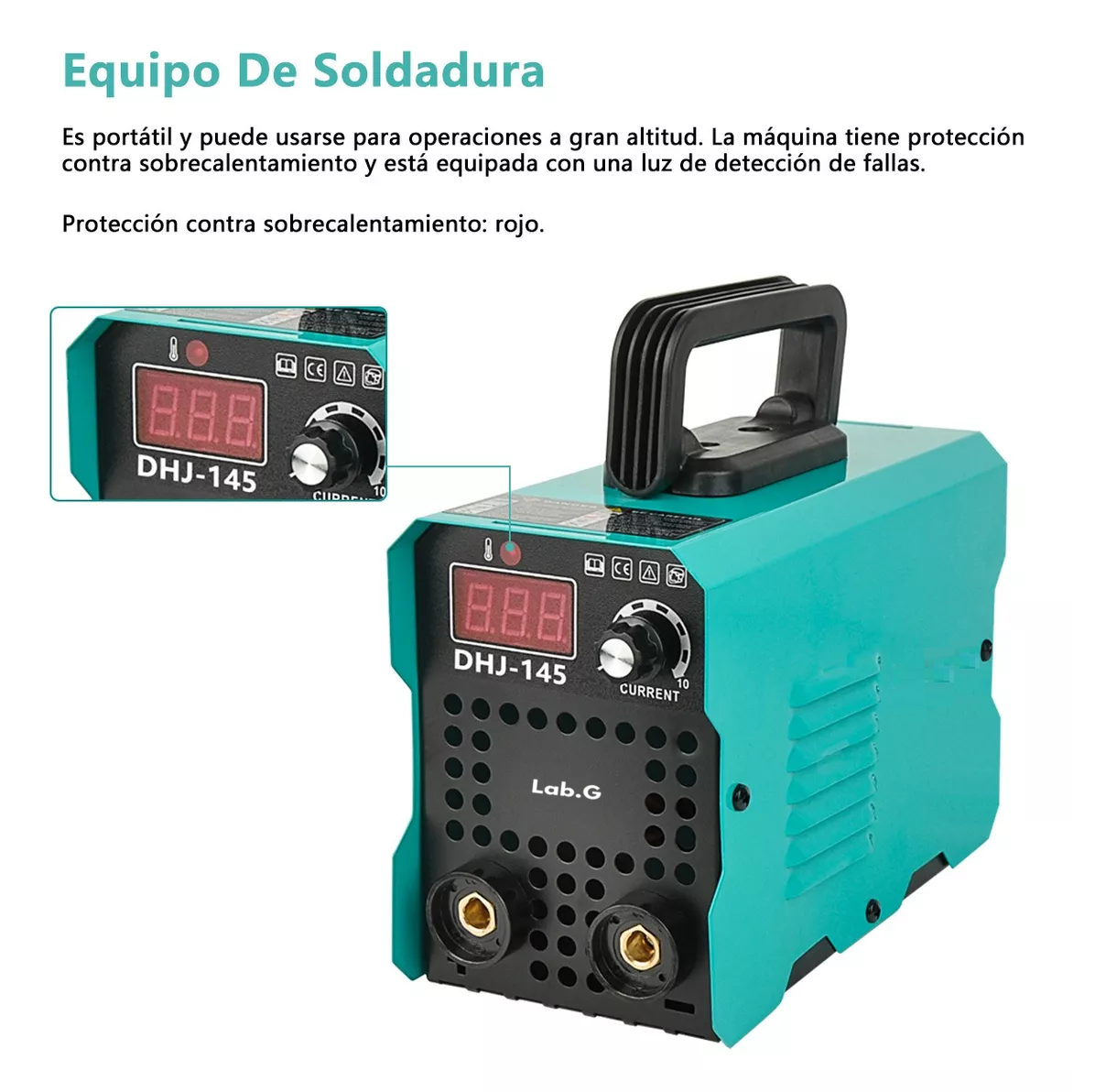 Foto 5 pulgar | Mini Soldadora Lab.g Maquina Soldar Inverter Portatil Inversores, Verde