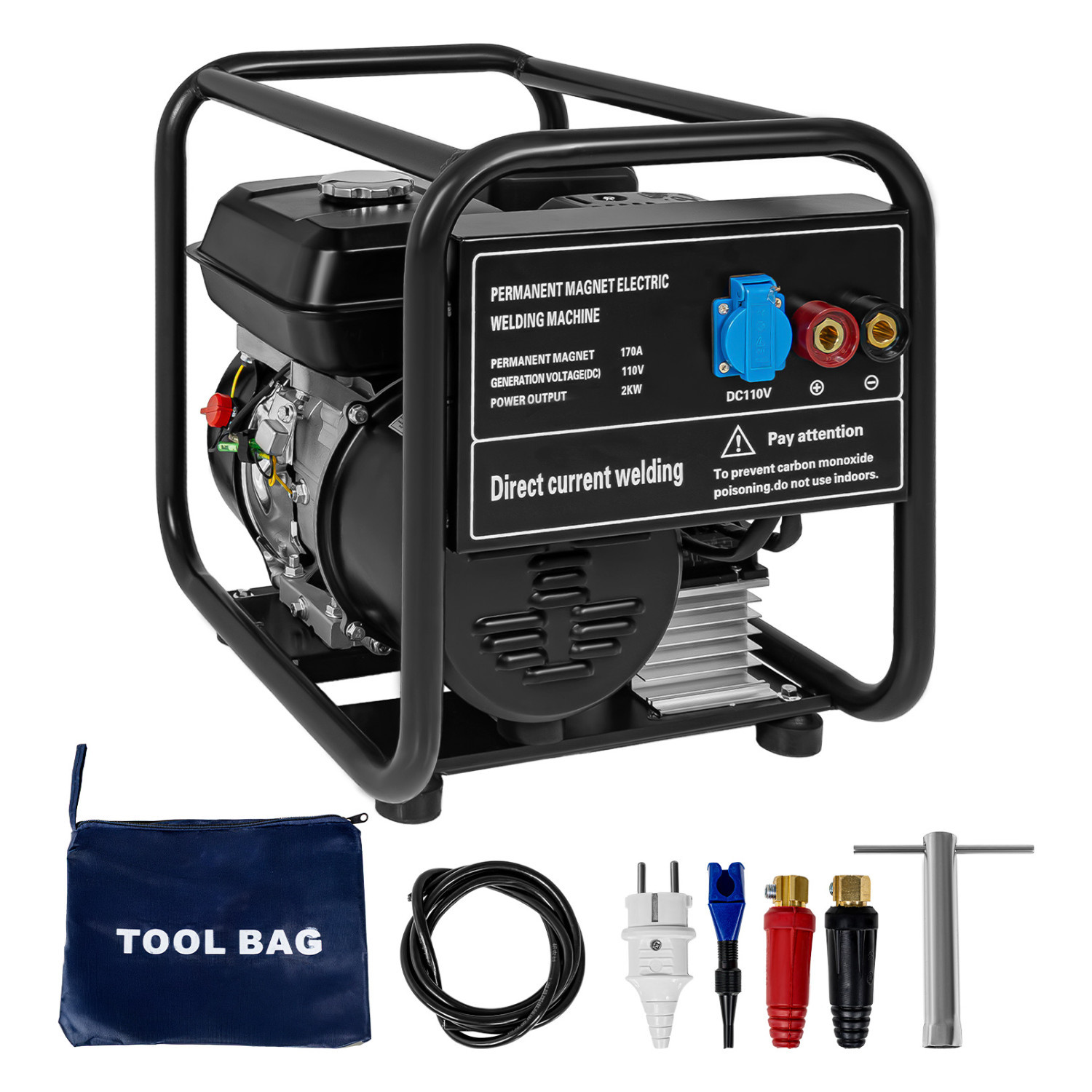 Foto 1 | Motosoldadora Generador Gasolina 170 Amp 2000w Monofasico Gutstark Home