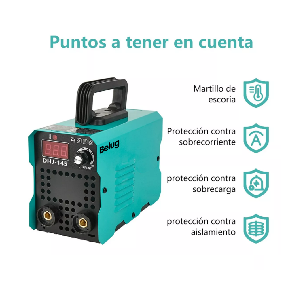 Foto 3 | Mini Soldadora Maquina Soldar Inverter Portátil Inversores,  Belug Verde