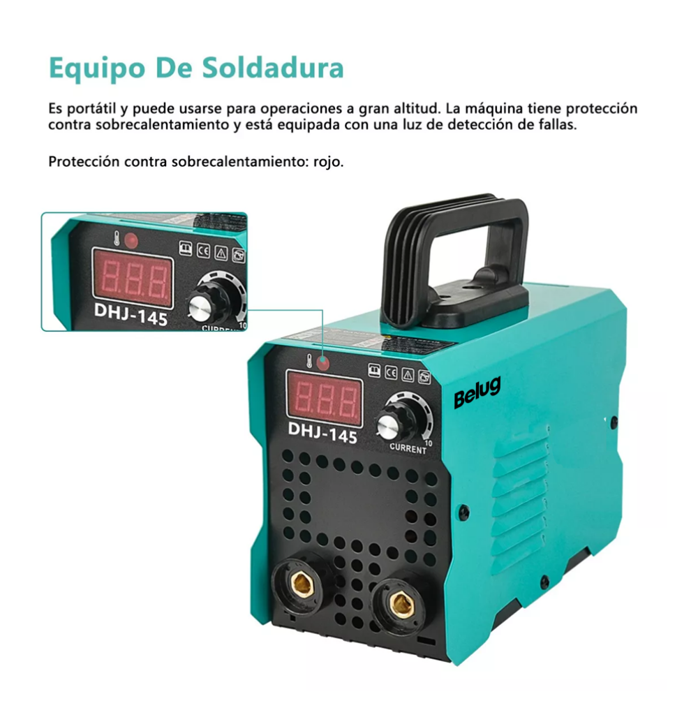 Foto 6 pulgar | Mini Soldadora Maquina Soldar Inverter Portátil Inversores,  Belug Verde