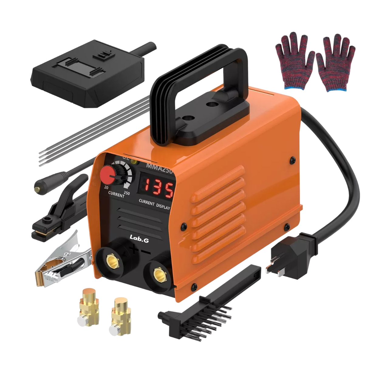 Soldadora Inverter Máquina De Soldar 60hz 110v Inversor Naranja