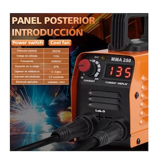 Foto 3 | Soldadora Inverter Máquina De Soldar 60hz 110v Inversor Naranja