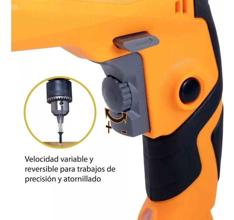Foto 3 pulgar | Combo Soldadora Inversor Minifix 161 Furius  Color Amarillo  140a 110v  Frecuencia 60 Con Careta Y  Taladro 550w
