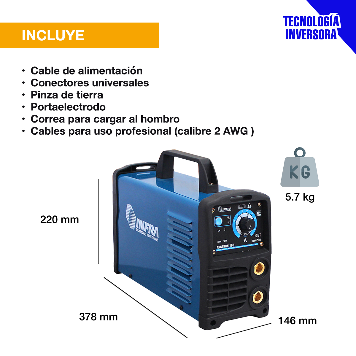 Foto 3 pulgar | Kit Solddora Infra Arctron 160 + Careta + Guantes