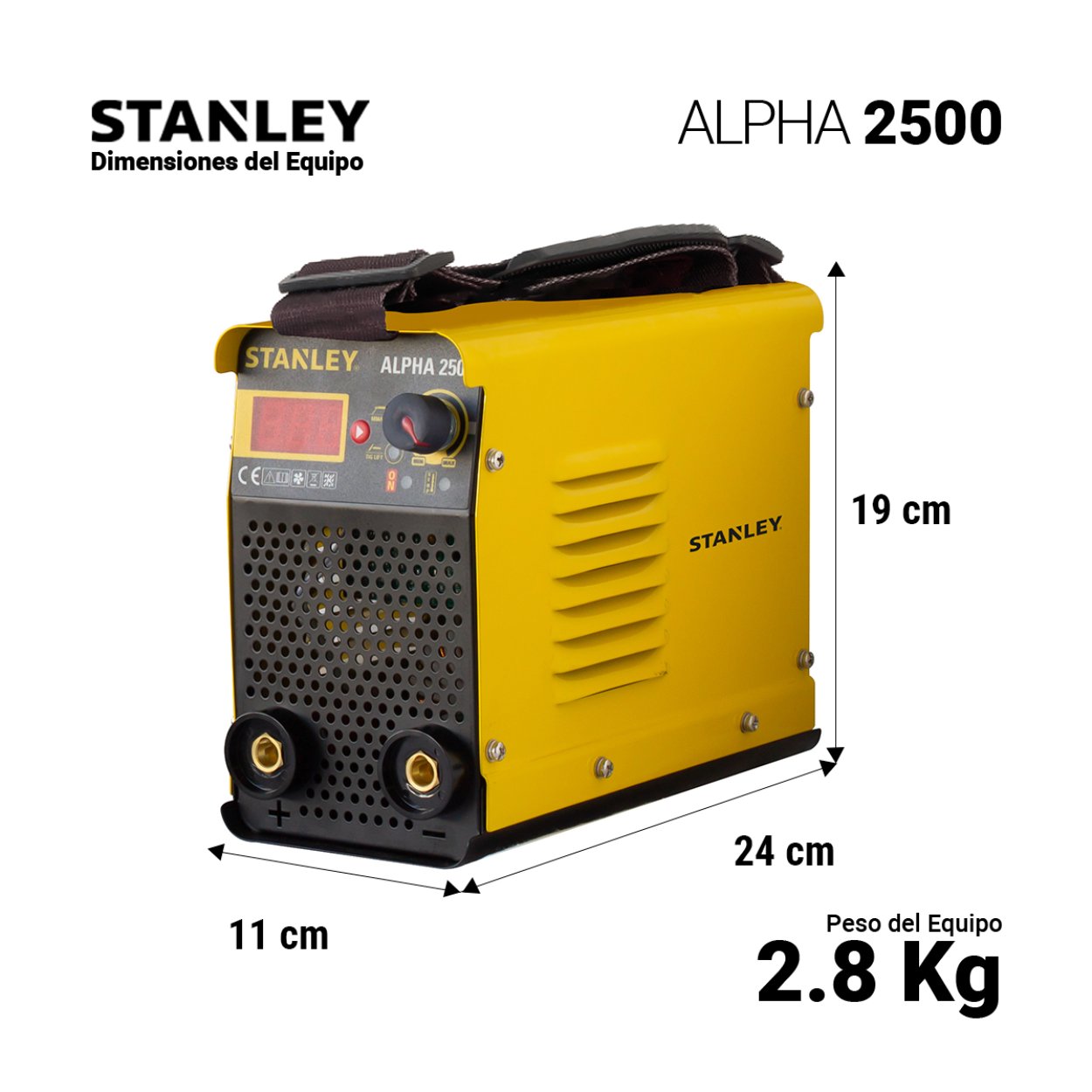 Foto 8 pulgar | Soldadora Inversora Stanley Alpha 2500 120 A 127 V