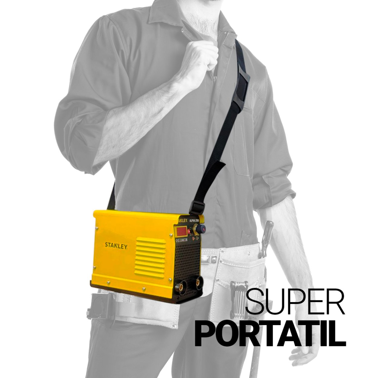 Foto 8 | Soldadora Inversora Stanley Alpha 2500 120 A 127 V