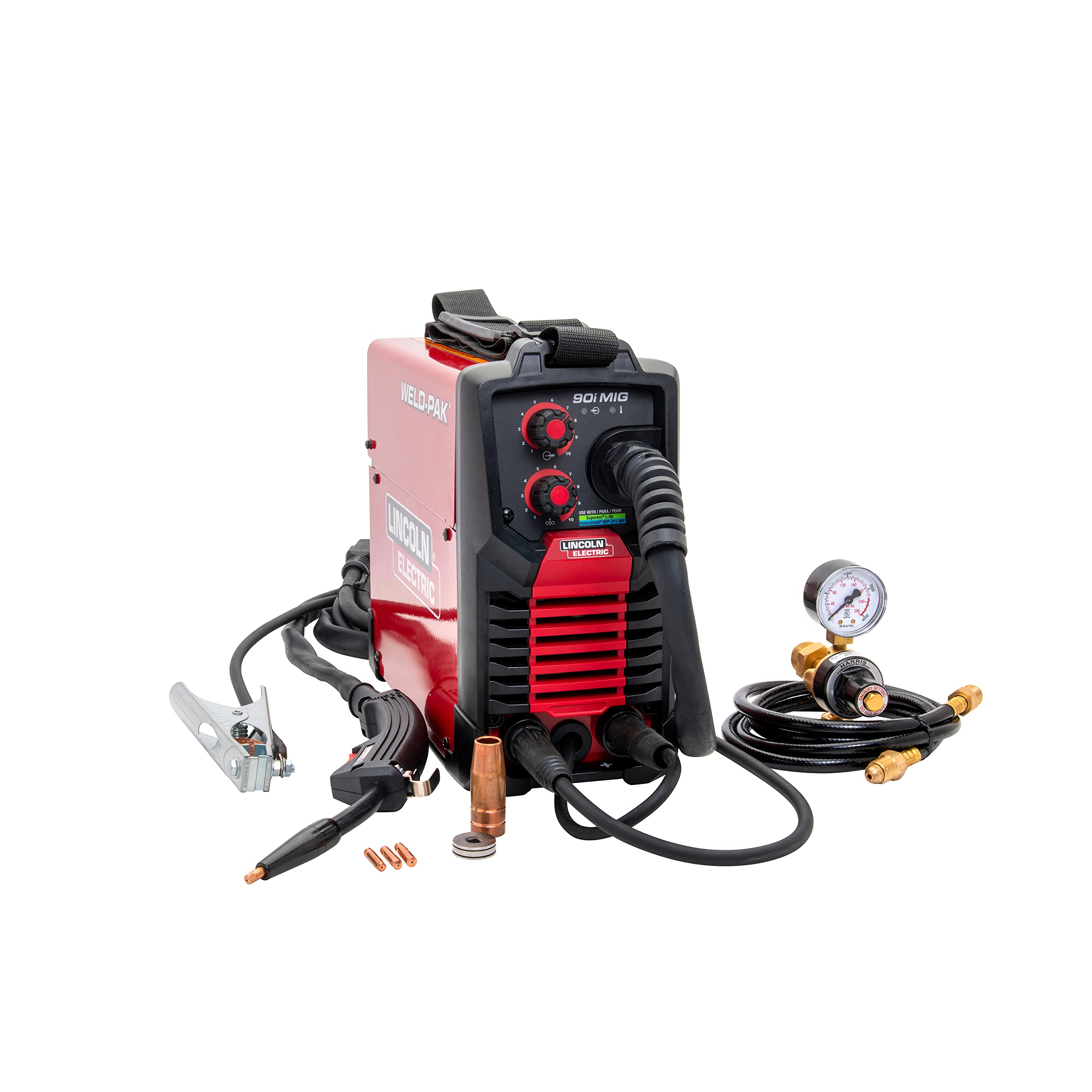Foto 1 | Soldador Lincoln Electric 90i Mig/flux Core Con Alimentación De Alambre De 120 V - Venta Internacional.
