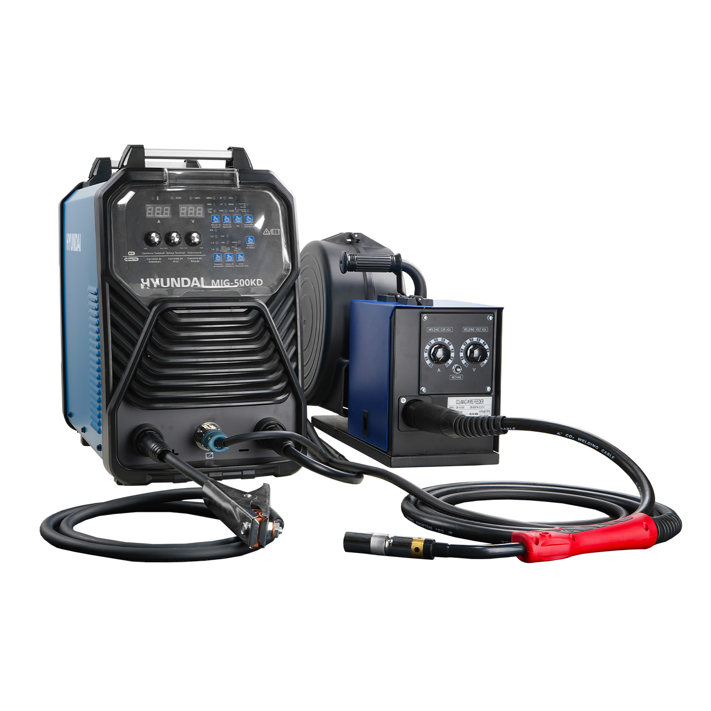 Foto 4 pulgar | Soldadora Inverter Uso Industrial Hyundai (mma/mig) 220v/440v 500a – Mig-500kd