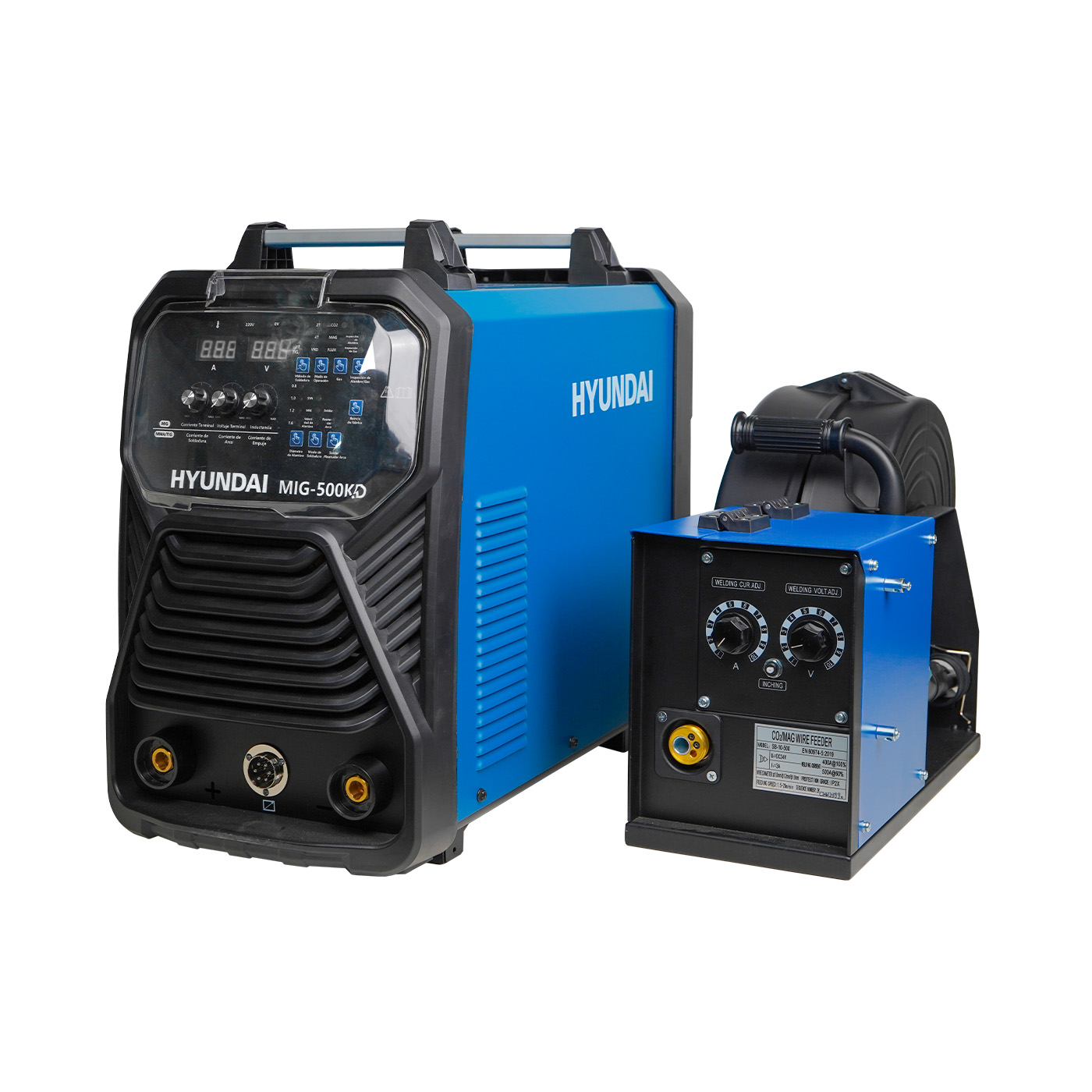 Foto 4 | Soldadora Inverter Uso Industrial Hyundai (mma/mig) 220v/440v 500a – Mig-500kd
