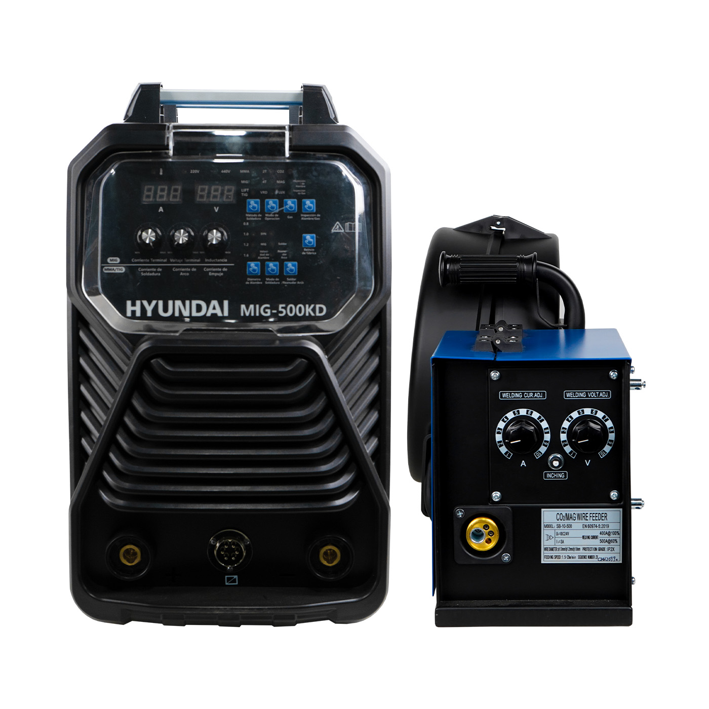 Foto 5 | Soldadora Inverter Uso Industrial Hyundai (mma/mig) 220v/440v 500a – Mig-500kd