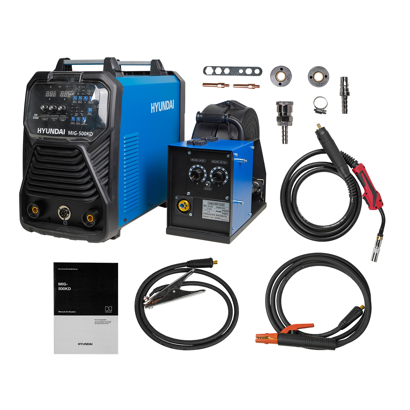 Foto 7 | Soldadora Inverter Uso Industrial Hyundai (mma/mig) 220v/440v 500a – Mig-500kd