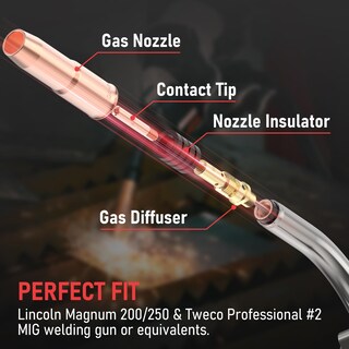 Foto 7 | Kit De Pistola De Soldadura Mig Yeswelder Para Lincoln Magnum 200/250 - Venta Internacional.