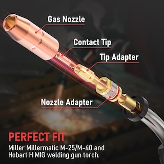 Foto 7 | Kit De Accesorios Para Pistolas De Soldar Yeswelder Para Miller Millermatic - Venta Internacional.