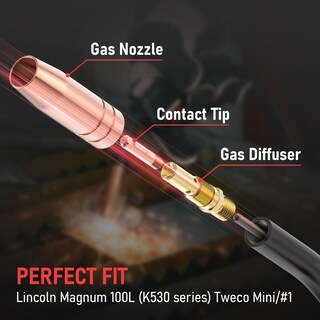 Foto 6 | Kit De Accesorios Para Pistola De Soldadura Mig Yeswelder Para Lincoln Magnum - Venta Internacional.