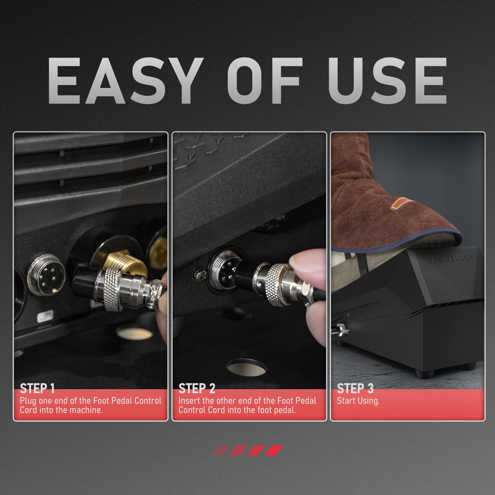 Foto 8 pulgar | Pedal De Control De Amplificador Tig Welding Yeswelder Tig-200p - Venta Internacional.