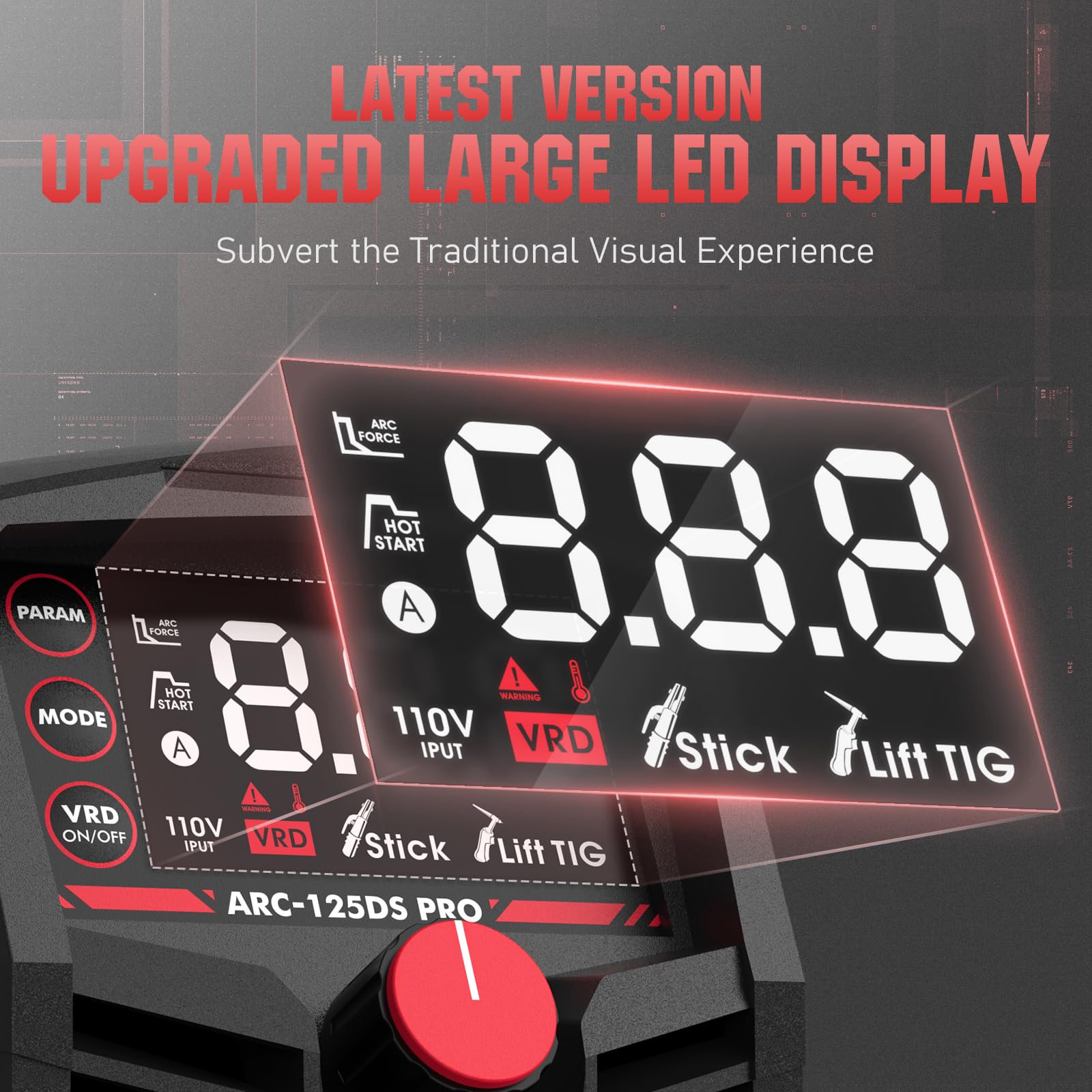 Foto 3 pulgar | Máquina De Soldadura Arc Yeswelder Arc-125ds 125a 110v/220v - Venta Internacional.
