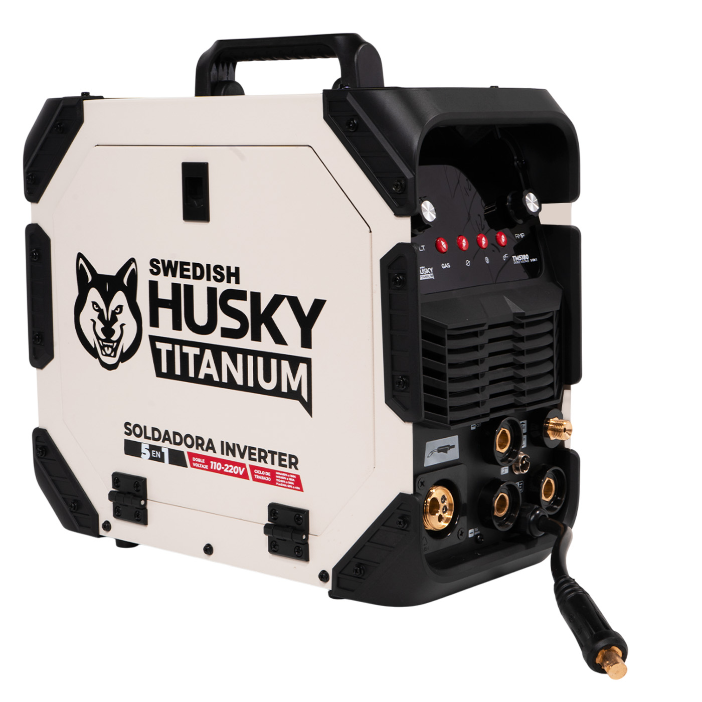 Foto 4 pulgar | Soldadora Inverter Profesional 5 En 1 (mig-mma-tig Lift Y Cortador De Plasma) Swedish Husky Titanium 110v-220v-tm5180