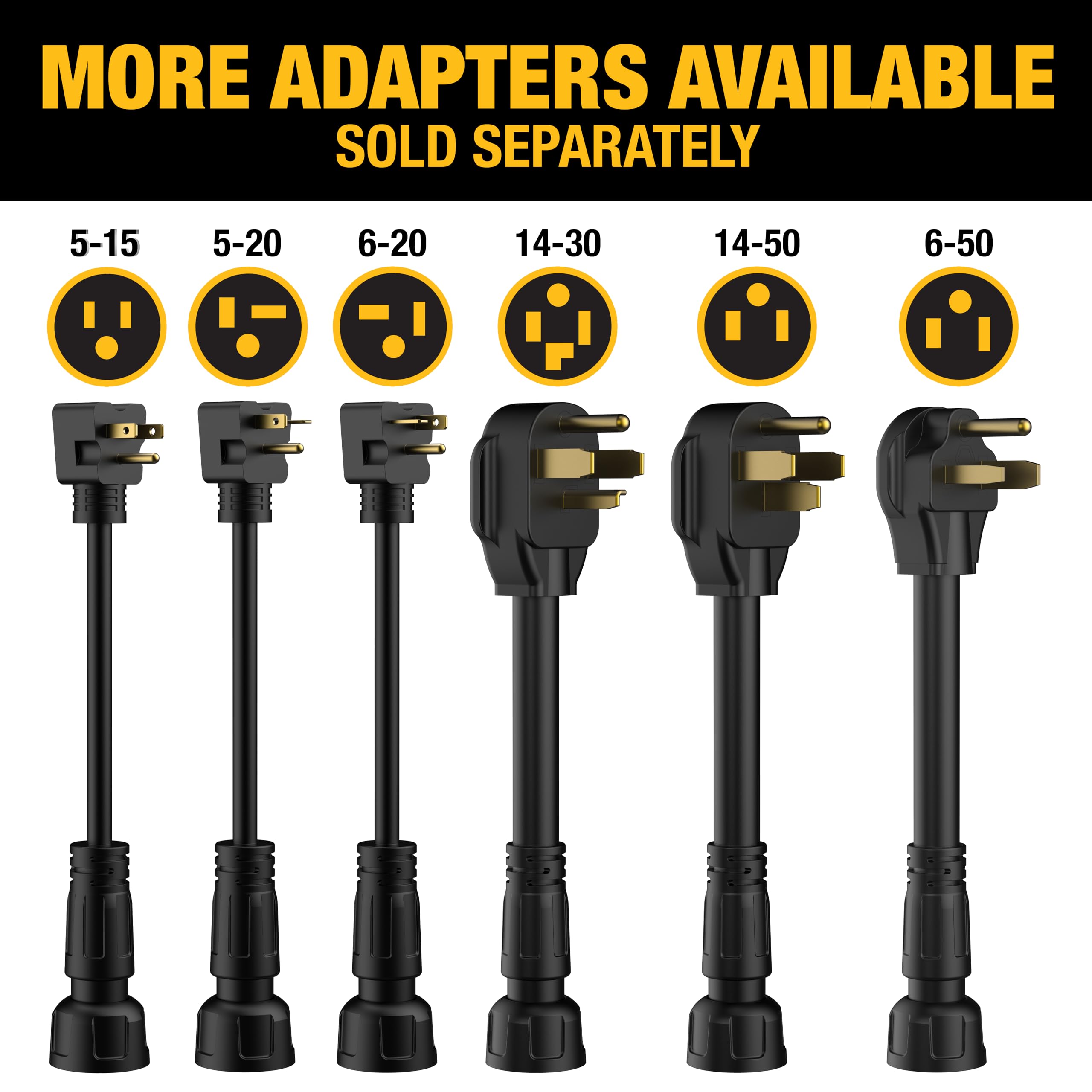 Foto 7 pulgar | Adaptador Dewalt Nema 6-20 Para Cargador Ev Portátil De 32 A 240 V - Venta Internacional.