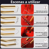 Foto 3 pulgar | Soldadora De Plástico De Con Pinzas Y Grapas Onduladas Eo Safe Imports Esi-7301-1 Negro