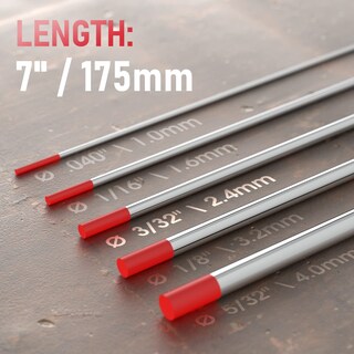 Foto 4 | Electrodo De Tungsteno Para Soldadura Tig Yeswelder 2% Toriado 3,2 Mm - Venta Internacional.