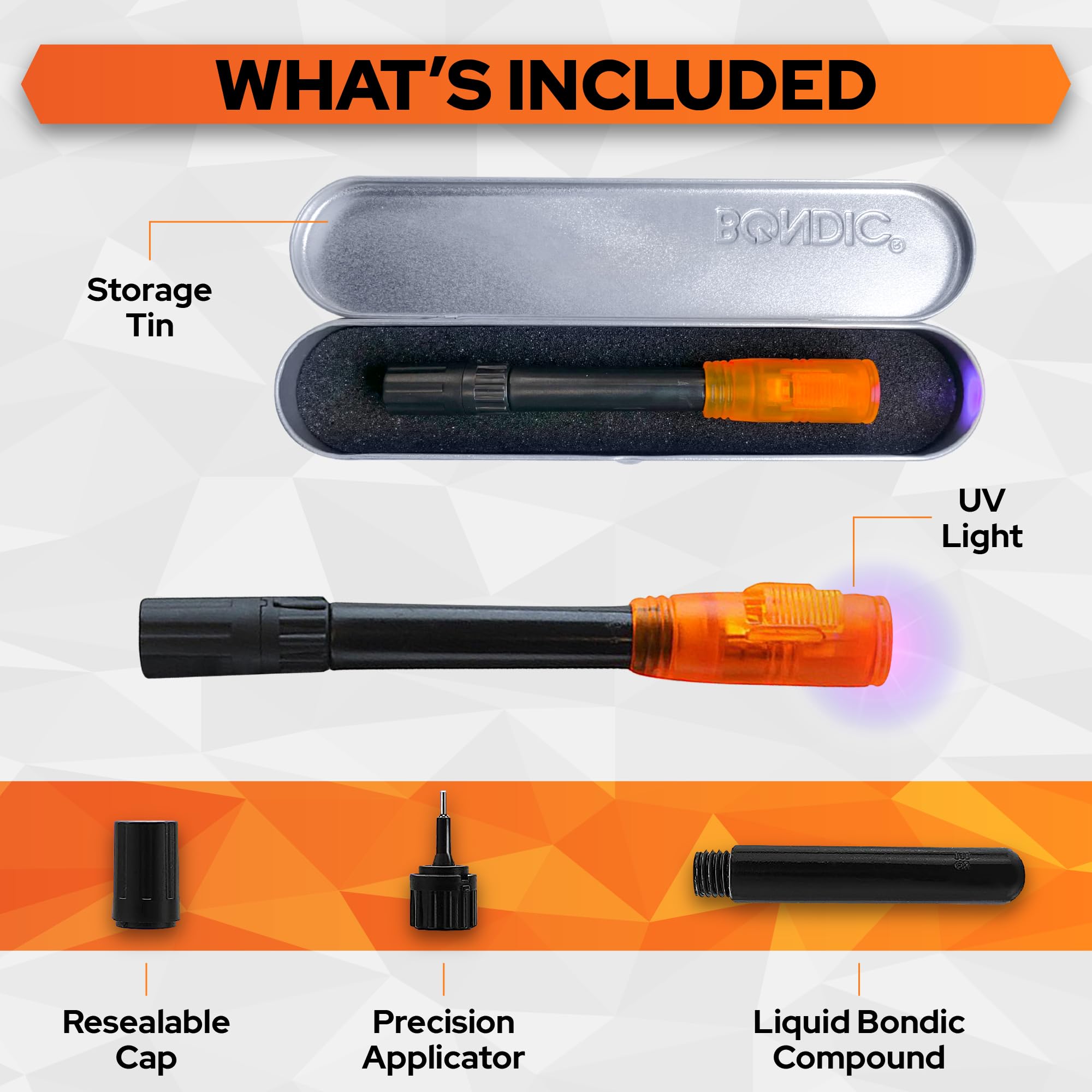Foto 6 pulgar | Soldador De Plástico Líquido Uv Bondic Con Luz Led Y Estuche - Venta Internacional.