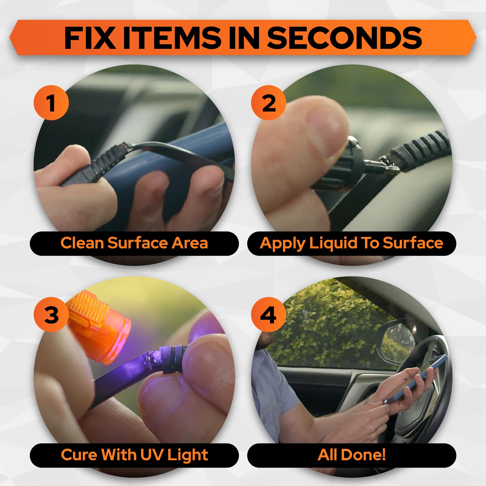 Foto 7 pulgar | Soldador De Plástico Líquido Uv Bondic Con Luz Led Y Estuche - Venta Internacional.