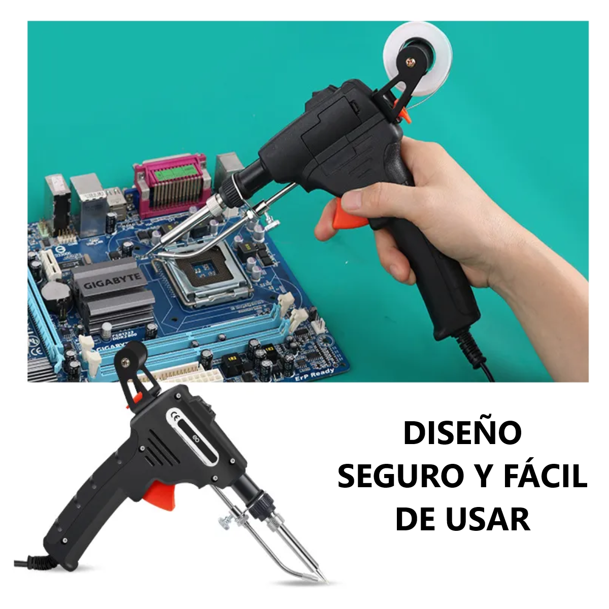 Foto 3 pulgar | Pistola Para Soldar Eléctrica Portátil Endotérmico Eo Safe Imports Esi-18704 Negro