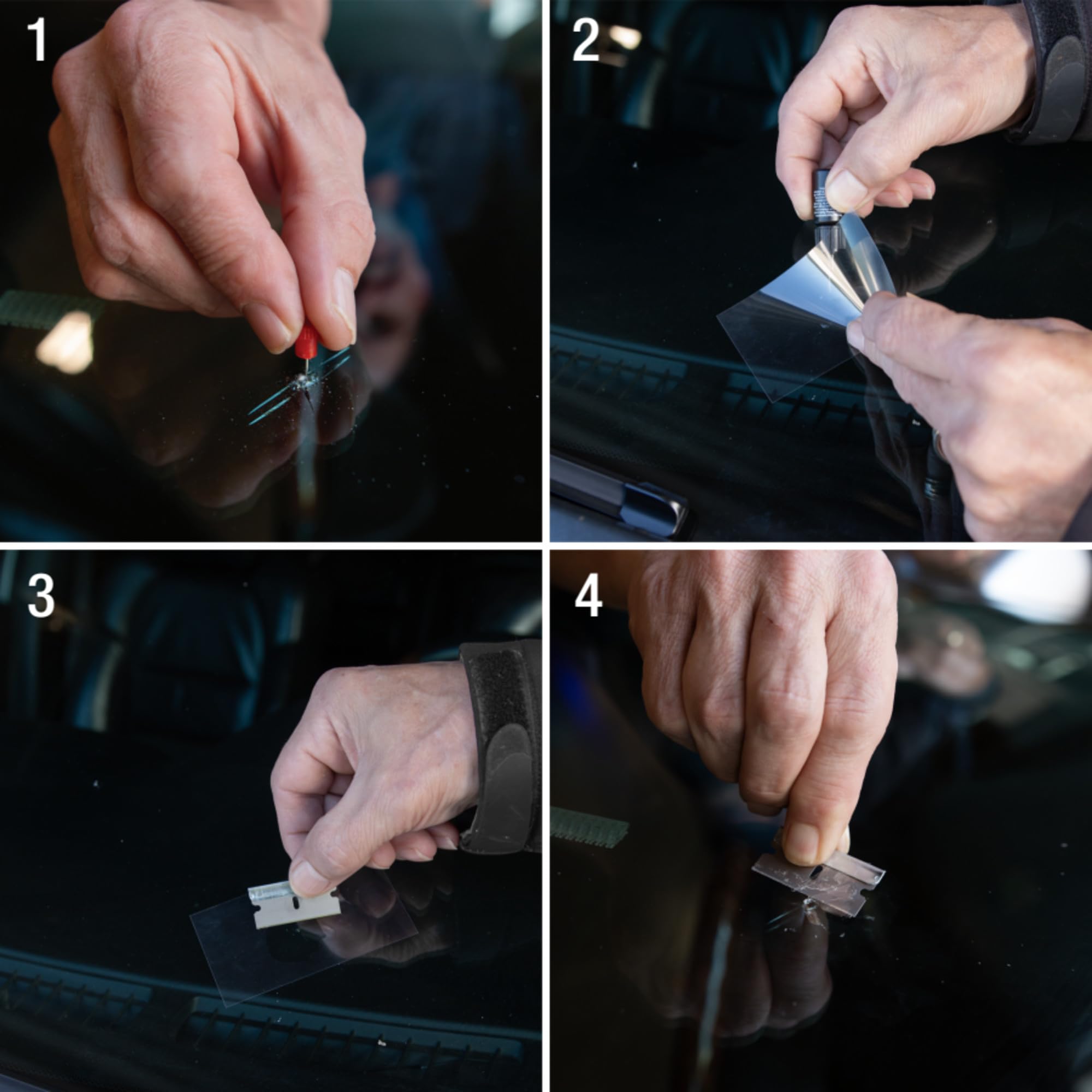 Foto 2 | Kit De Reparación De Parabrisas De Coche, Recambios De Resina, Herramienta De Alto Rendimiento - Venta Internacional.