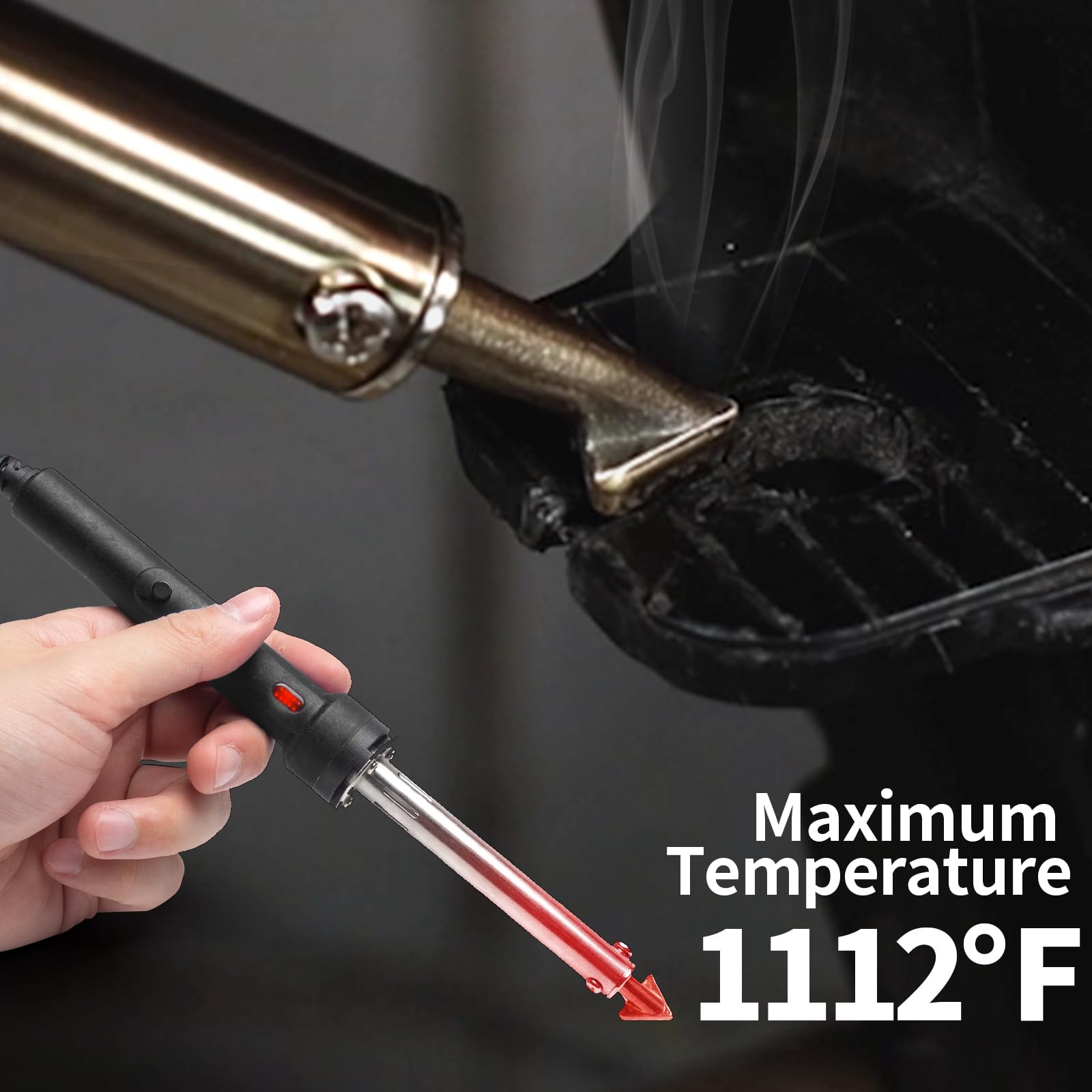 Foto 6 pulgar | Kit De Reparación De Parachoques Con Soldador De Plástico Yihua 960-iv, 110 V, 60 W - Venta Internacional.