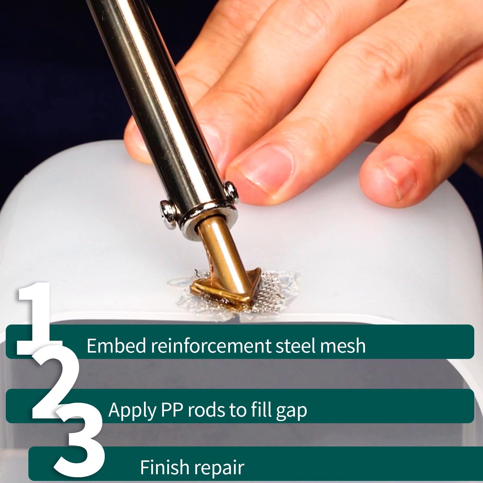 Foto 7 | Kit De Reparación De Parachoques Con Soldador De Plástico Yihua 960-iv, 110 V, 60 W - Venta Internacional.