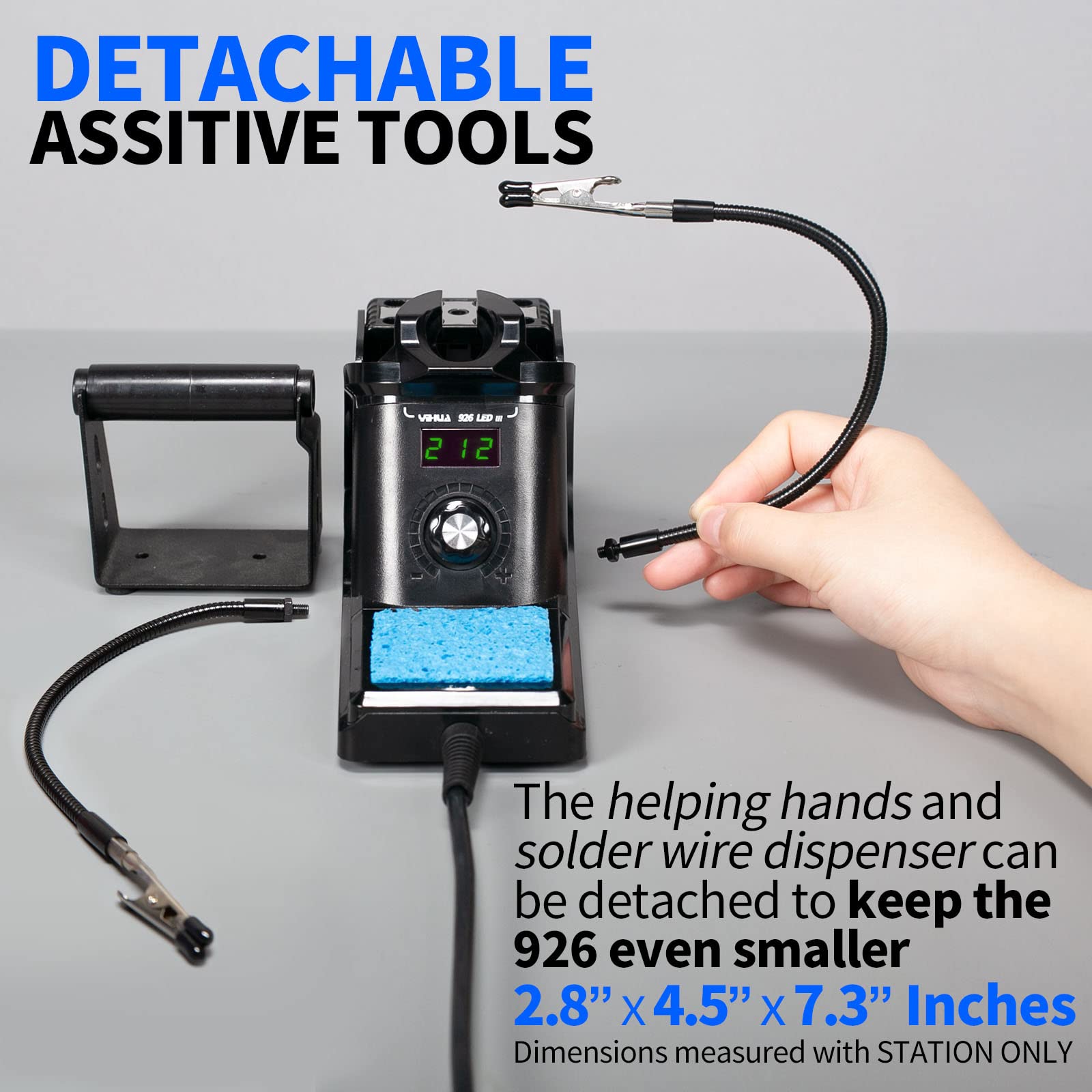 Foto 7 | Estación De Soldador Yihua 926 Iii 60w Con 11 Accesorios - Venta Internacional.