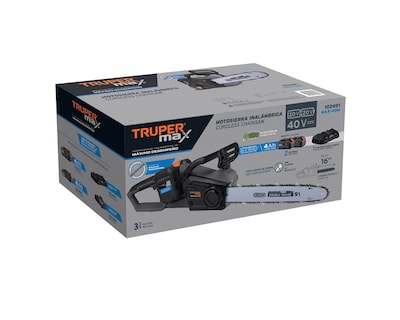 Foto 3 | Motosierra Inalámbrica Truper Max40m de 40 V