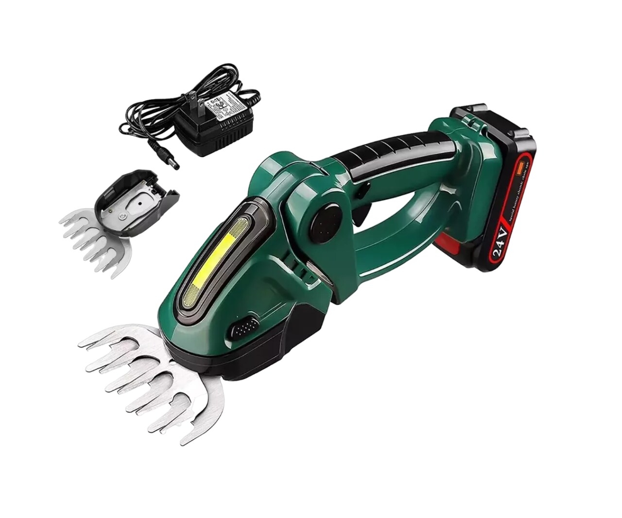 Cortasetos Eléctrico Portátiles Céspedes Y Arbustos Poda 24v Verde $829