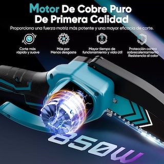 Foto 5 | Motosierra Inalámbrica Eléctrica Mini Eo Safe Imports Esi-15133 Azul