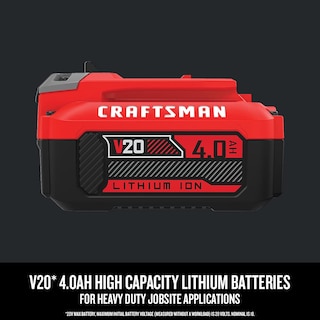 Foto 3 | Batería Craftsman V 20 Litio Ion 4.0ah 20 V - Venta Internacional