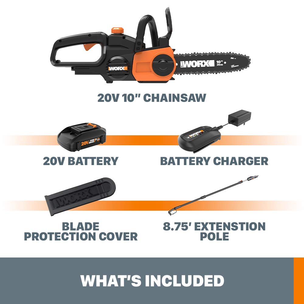 Foto 6 pulgar | Motosierra Inalámbrica Worx Wg323 20v Power Share 10 - Venta Internacional