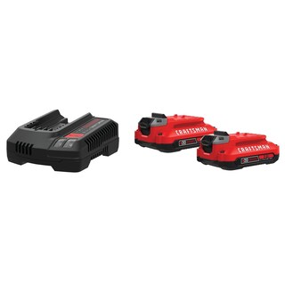 Foto 1 | Batería para Herramientas Eléctricas Craftsman V 20 2 Ah Iones de Litio Paquete de 2 - Venta Internacional