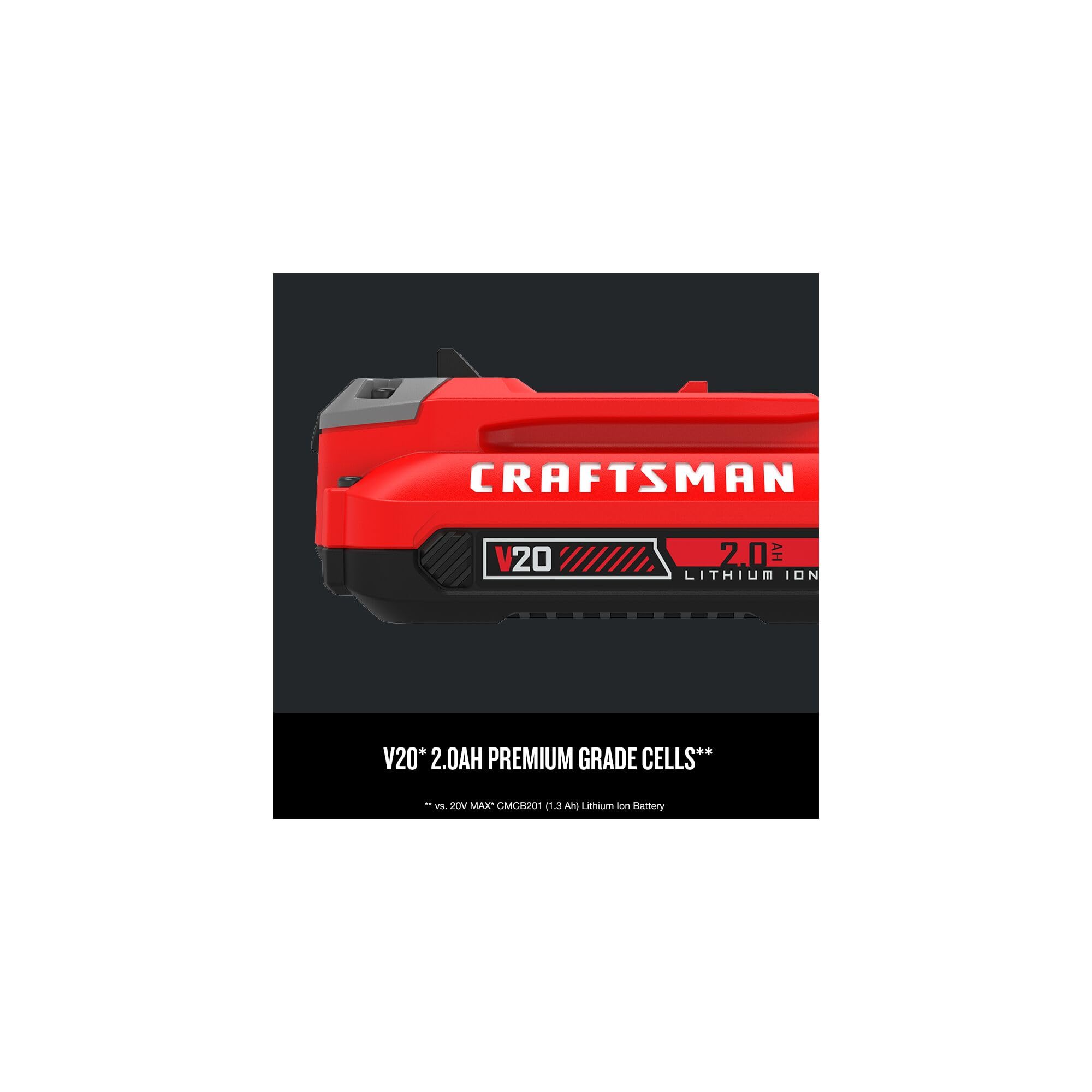 Foto 4 | Batería Craftsman V 20 de Iones de Litio 2.0 Ah Paquete de 2 - Venta Internacional